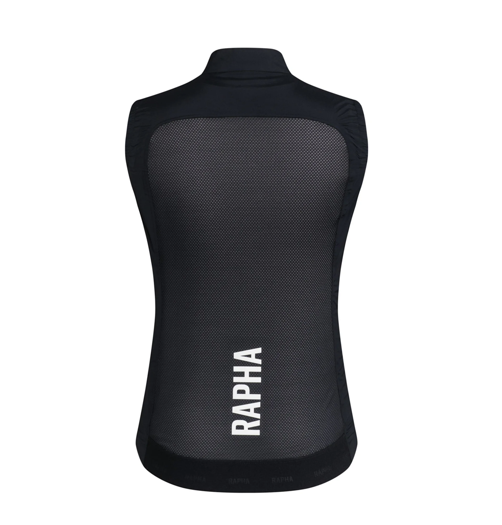 RAPHA Pro Team Lightweight Gilet II Onyx / Silver Reflective Women